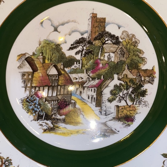 ASCOT Service Plate Wood & Sons Ironstone Decorative Plate Display Wall Decor - Picture 2 of 5